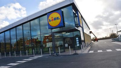 Enseigne Lidl, magasin de soft discount