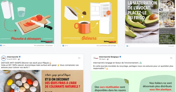 Quand les magasins partagent des contenus froids pour dynamiser la visibilité de leurs réseaux sociaux