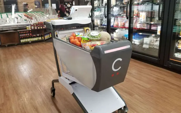 Des caddies dotés d'intelligence artificielle vont bientôt envahir les rayons