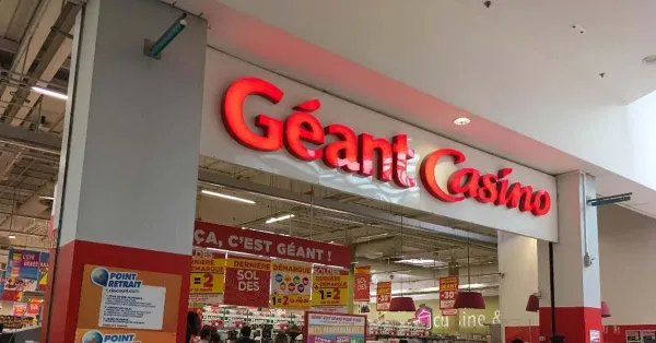 Enseigne magasin géant casino