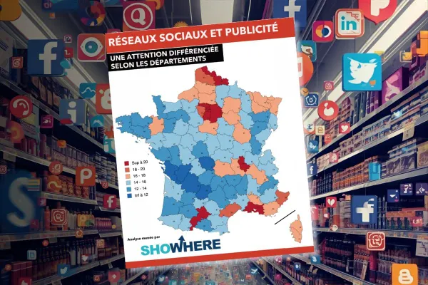 Réseaux sociaux et publicité : une attention différenciée selon les départements
