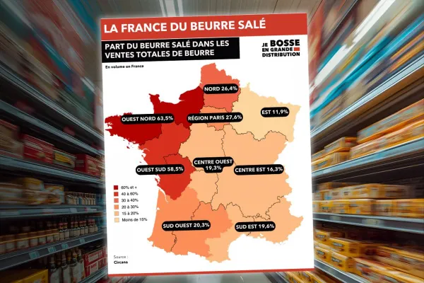 Beurre demi-sel vs beurre doux : un débat qui gagne toute la France