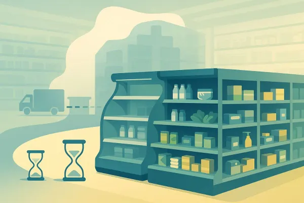 Et si tout s’arrêtait, en combien de temps un supermarché serait-il vide ?