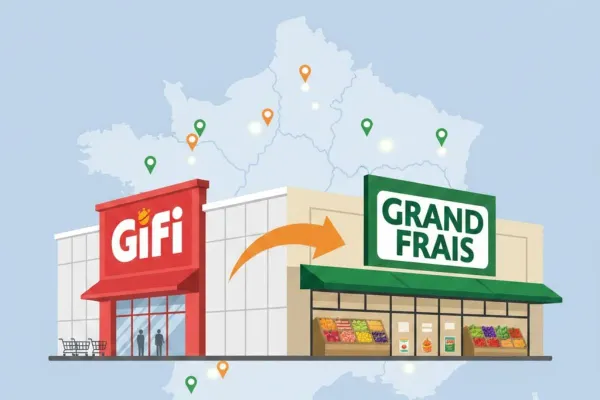 Voici la liste des 32 magasins Gifi qui vont devenir des Grand Frais en 2026