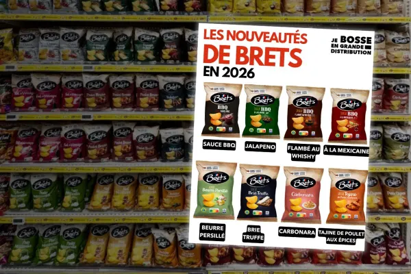Brets 2026 : huit nouvelles saveurs pour confirmer un leadership sur le rayon chips