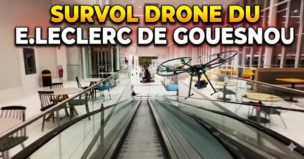 Immersion drone du Leclerc de Gouesnou - Vidéo drone 4K