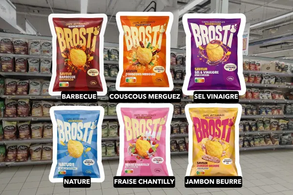 Brosti, les chips de McFly et Carlito, sont en rayon