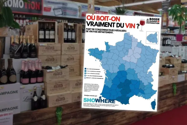 Où boit-on le plus de vin en France ? La carte par département