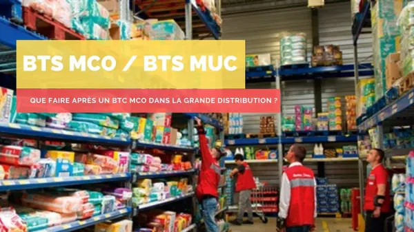 Que faire après un BTS MCO dans la grande distribution ?
