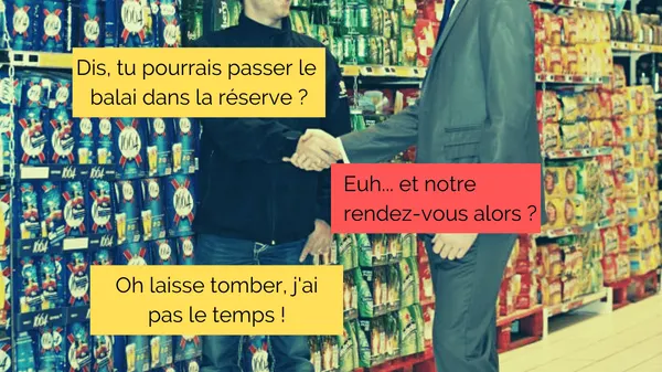 Les pires choses qu'un magasin ait demandé à faire à un commercial