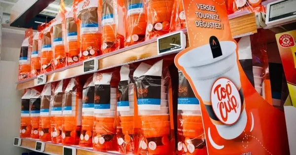 Top Cup, la boisson de la pause gourmande se fait une place dans les rayons