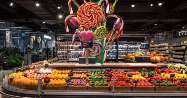 Magasin Silpo, rayon fruits et légumes