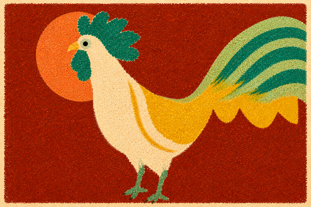 Perfect Geometry of Barnyard Roosters • Musicality of Human Speech • Mos Def and Desmond Dekker • Toy Tops • Marty Short’s Excellent Portrayal of Childhood Attention Spans
