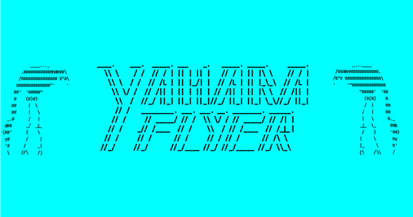A graphic shows the Yahara Flyer logo, consisting of text rendered in ASCII style, flanked by two ASCII-style depictions of sandhill cranes.