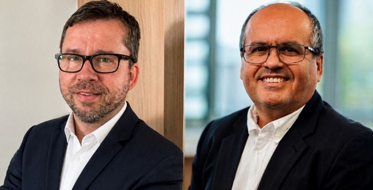 Gabriel Guioto, CFO, e Jaime Batista, diretor comercial, em foto de divulgação da Costa Brasil