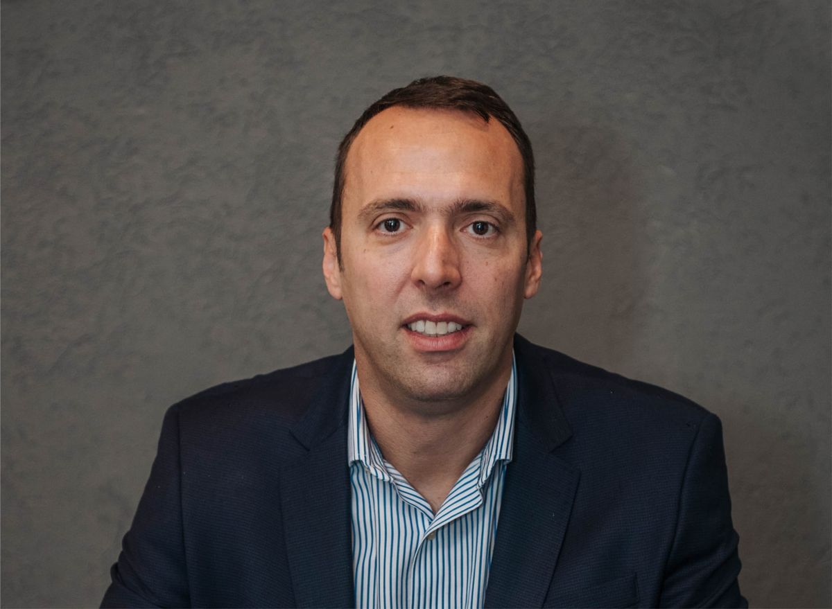 Fernando Baldin, Country Manager LATAM da AutomationEdge, em um evento