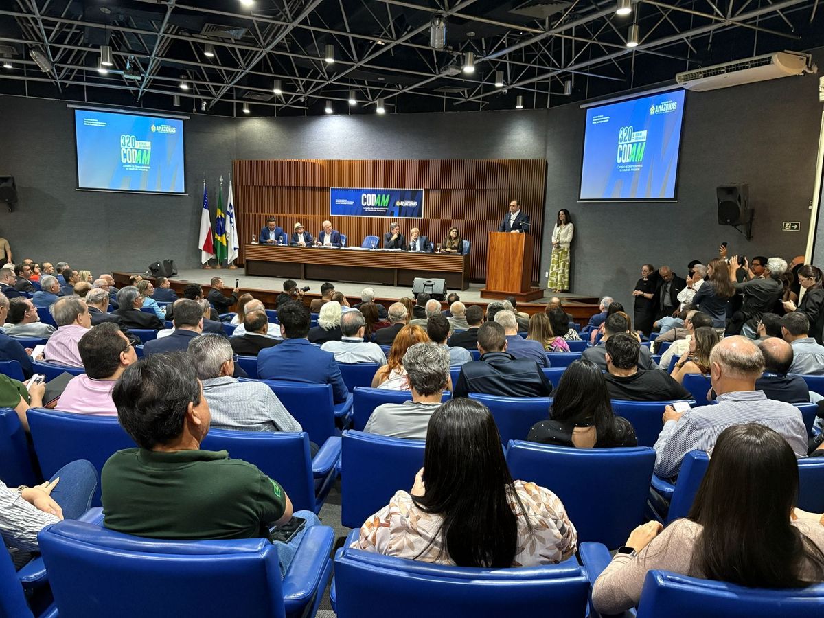 Fachada do prédio da Federação das Indústrias do Estado do Amazonas (Fieam), em Manaus