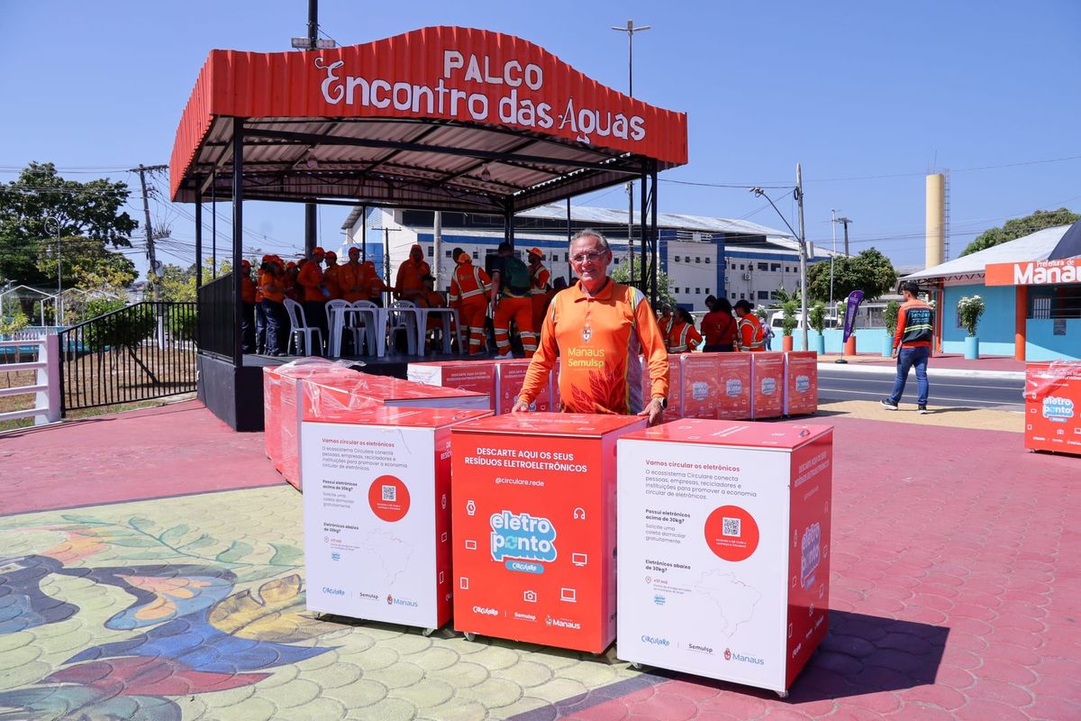 Principal polo eletroeletrônico do Brasil, Manaus instala 62 pontos para logística reversa de equipamentos