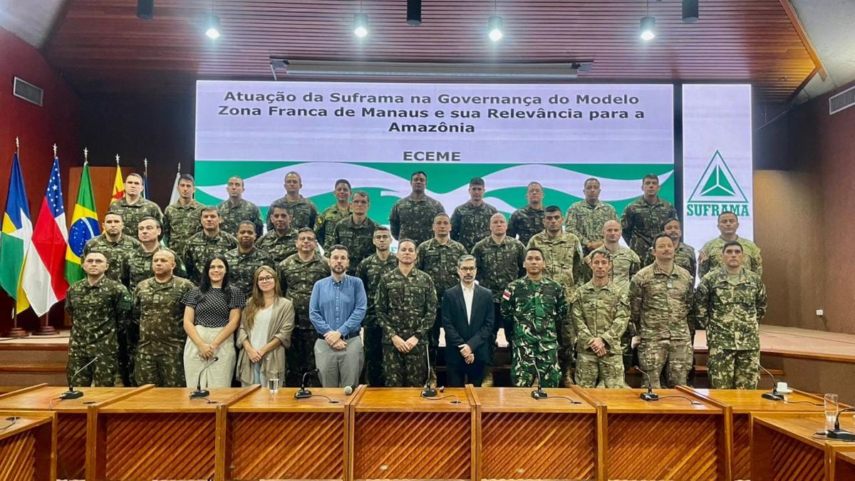 Oficiais do Exército Brasileiro aprofundam conhecimentos sobre impactos virtuosos da Zona Franca de Manaus