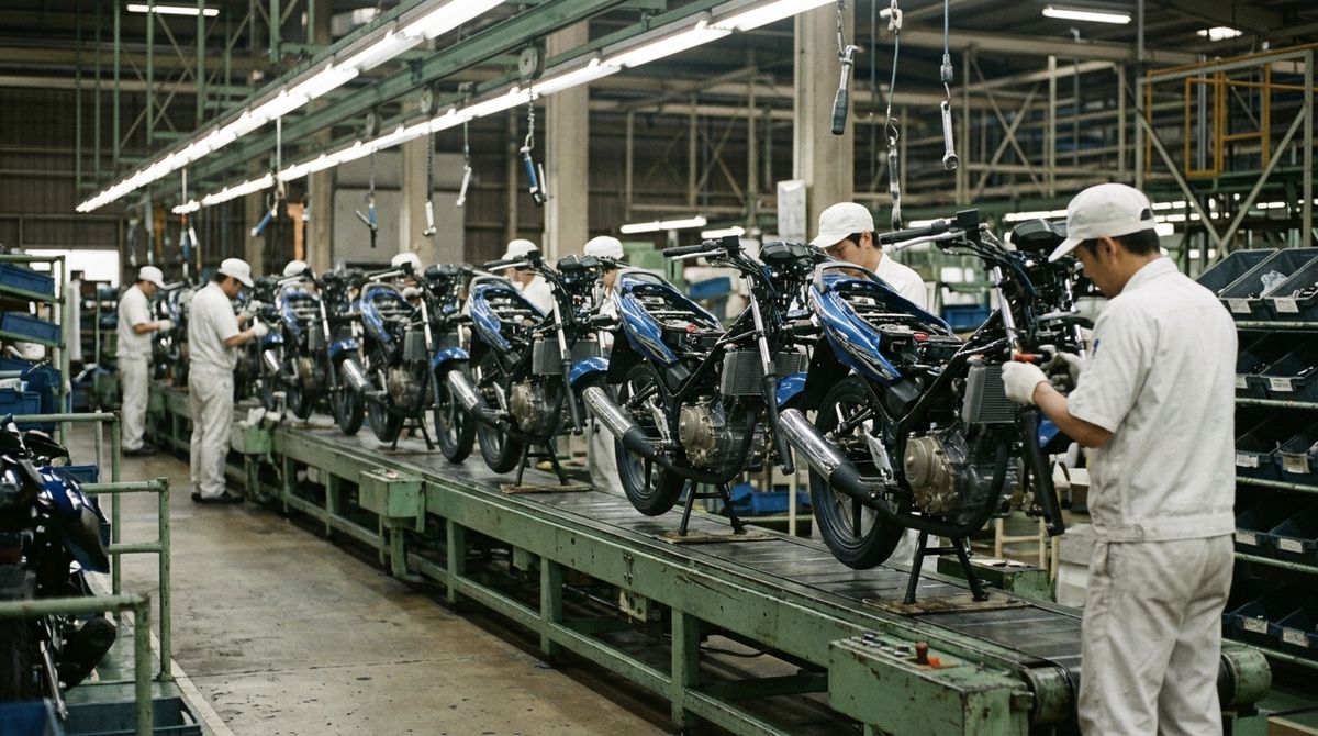 Motos: 932 mil produzidas até maio, 2º melhor da história