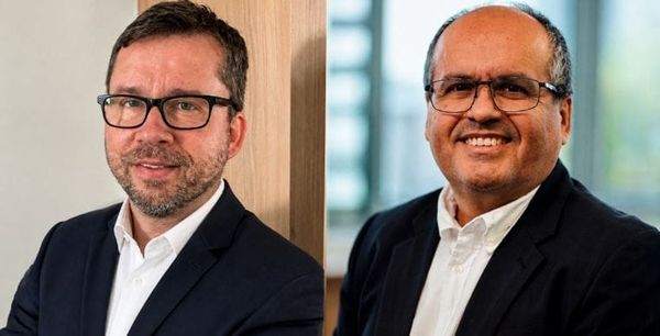 Gabriel Guioto, CFO, e Jaime Batista, diretor comercial, em foto de divulgação da Costa Brasil