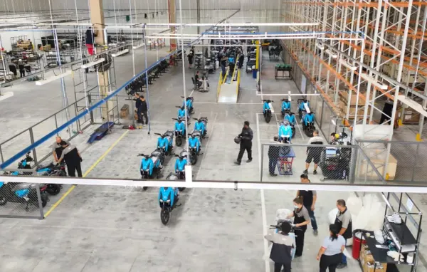 Fachada da nova fábrica da DBS no Polo Industrial de Manaus, dedicada à produção de motocicletas