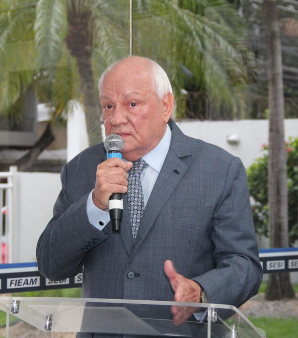 Antonio Silva, presidente da Federação das Indústrias do Estado do Amazonas (Fieam), em evento