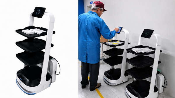Digiboard usa robôs para transportar materiais entre setores da fábrica em Manaus