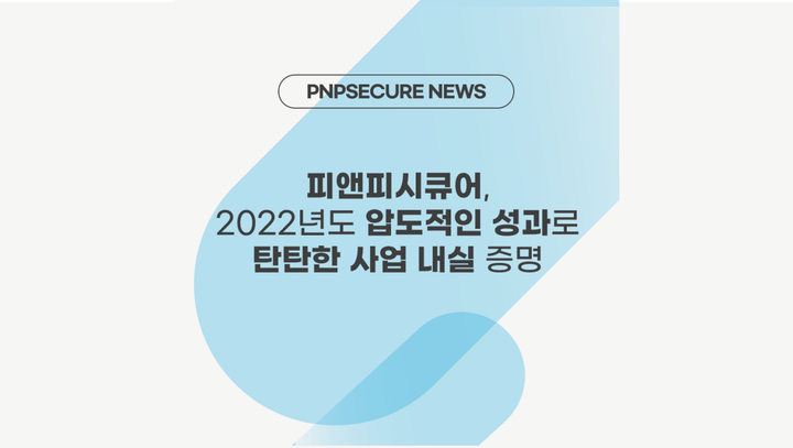 주요 정보보안 기업, 2022년 외형과 내실 고른 성장세 기록 [피앤피시큐어]