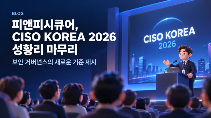 피앤피시큐어, CISO KOREA 2026 성황리 마무리… 보안 거버넌스의 새로운 기준 제시
