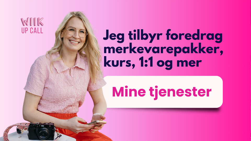 Meri Wiik er LinkedIn-ekspert og foredragsholder som hjelper ledere å bygge personlig merkevare og strategisk synlighet gjennom Wiik Up Call