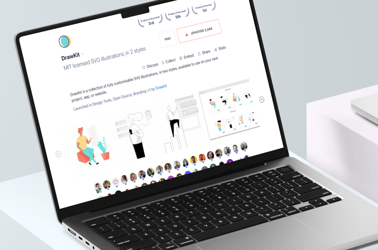 DrawKit: #1 on Product Hunt while digital nomad-ing Europe