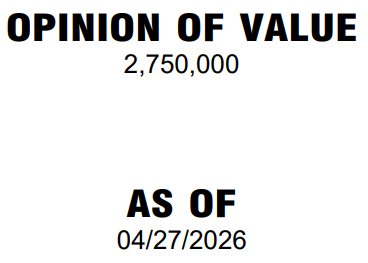 Lender's Appraisal