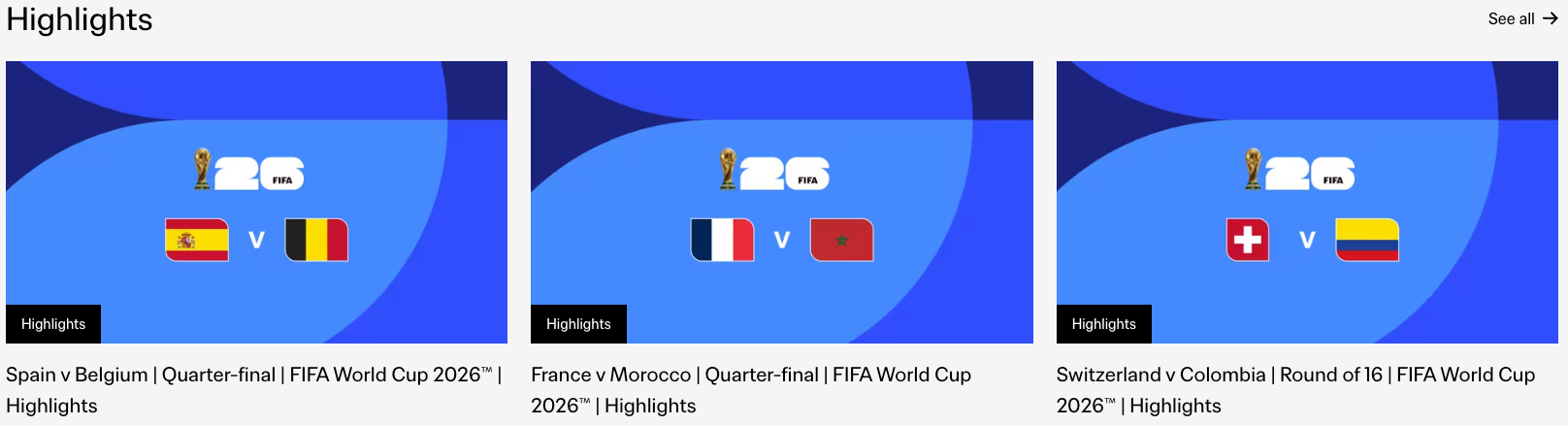 FIFA Highlights