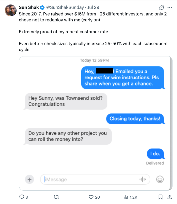 Repeat Customer Rate