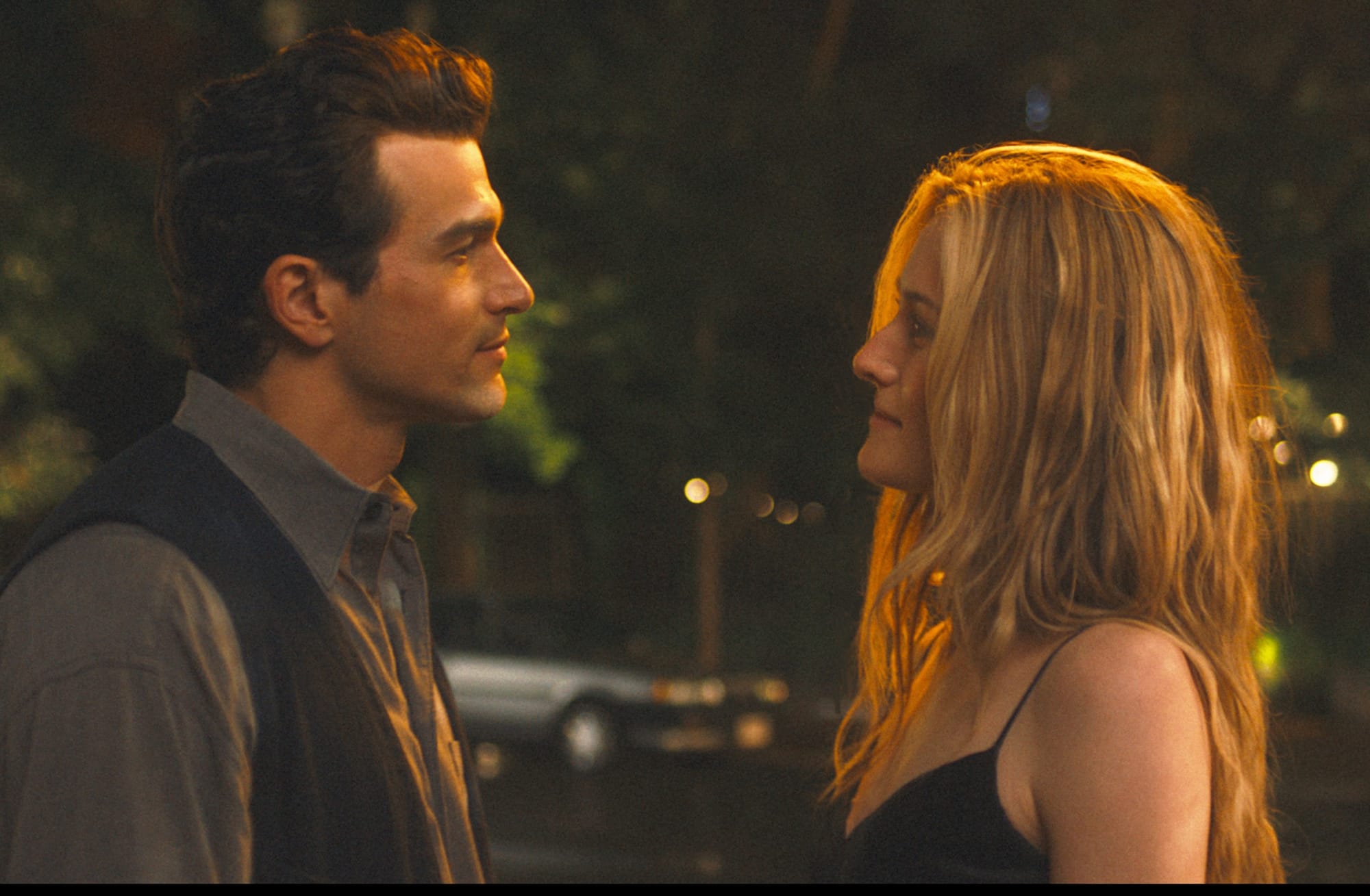 Paul Kelly and Sarah Pidgeon in FX's "Love Story" 