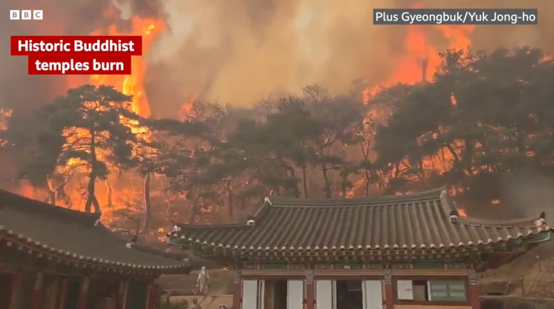 Etelä-Korean historian tuhoisimmat maastopalot ovat tuhonneet maan kulttuuriperintöä ja vaatineet 27 ihmisen hengen
