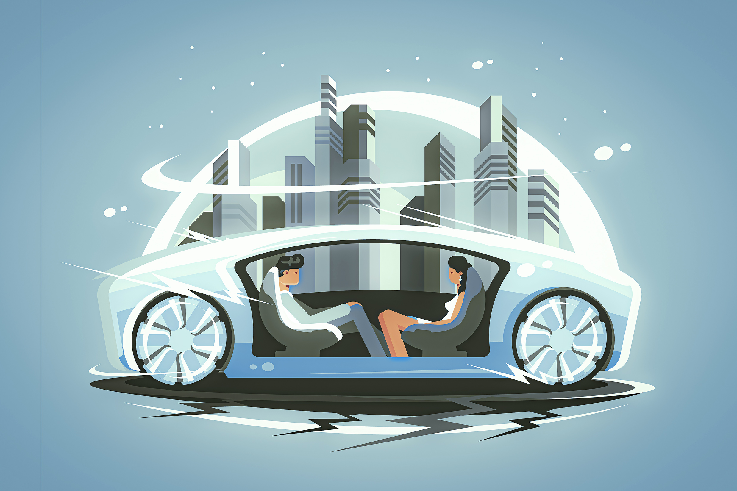 Tulevaisuuden liikennemurros alkoi jo – robottiautot kulkevat ilman kuljettajaa, ovat turvallisia ja säästävät rahaa