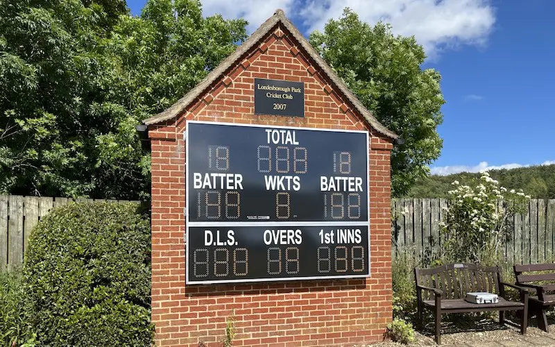 Londesborough park scoreboard