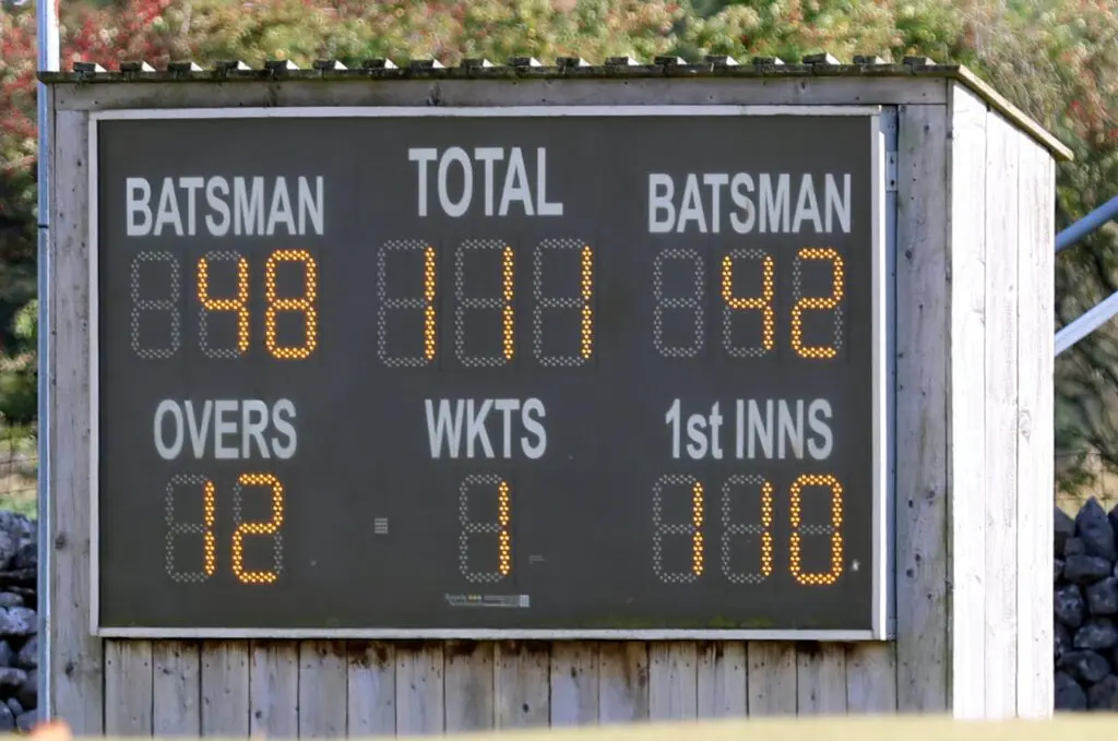 Upper wharfedale scoreboard