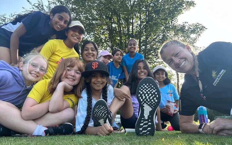 Clare Sanderson: Alwoodley-Leos Ladies, Cricket Without Boundaries