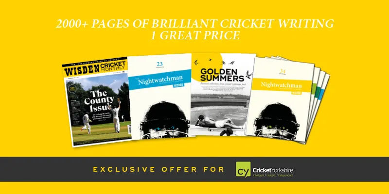 Cricket Yorkshire Reader Offer from Wisden & Fairfield Books