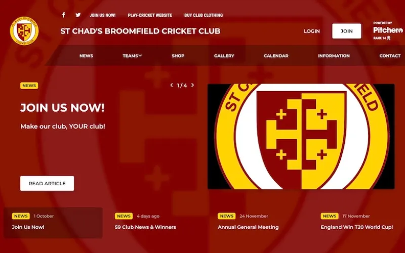 The Cricket Yorkshire Awards: Best Cricket Website (Club)