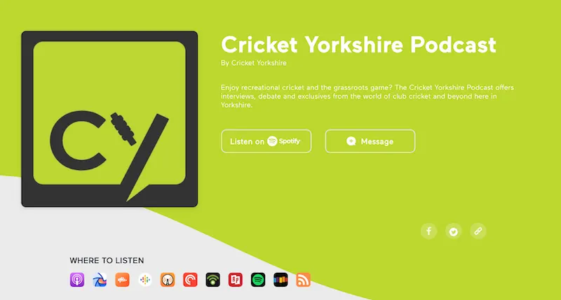 Cricket Yorkshire Podcast
