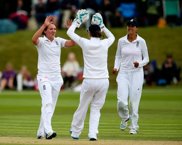 Kate Cross wicket