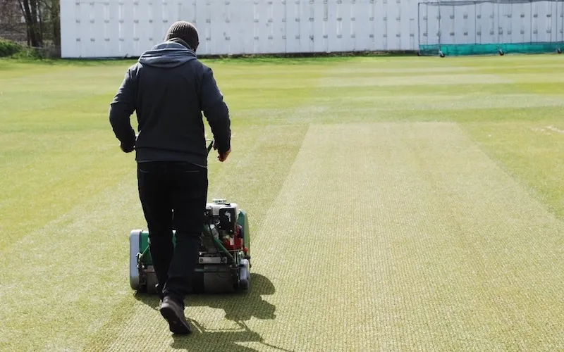 SISGrass hybrid cricket pitch at Kirkstall Educational