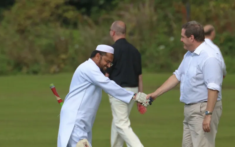 Sixes and samosas with Dewsbury vicars and imams