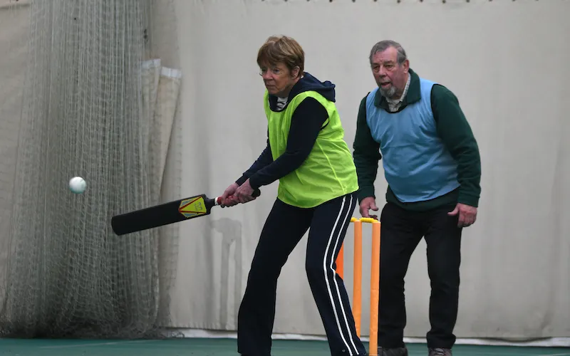walking cricket leeds batting