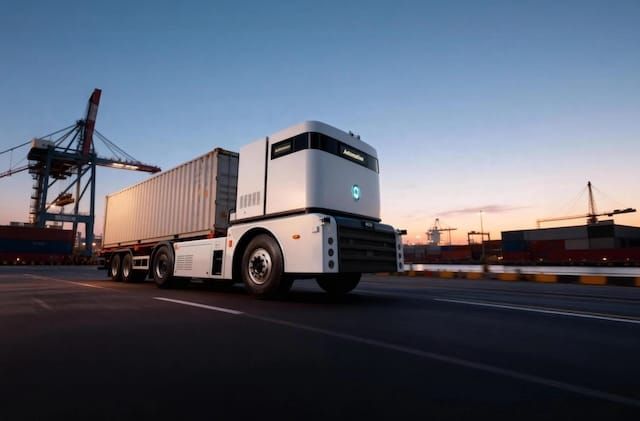 Westwell driverless truck - image via Westwell