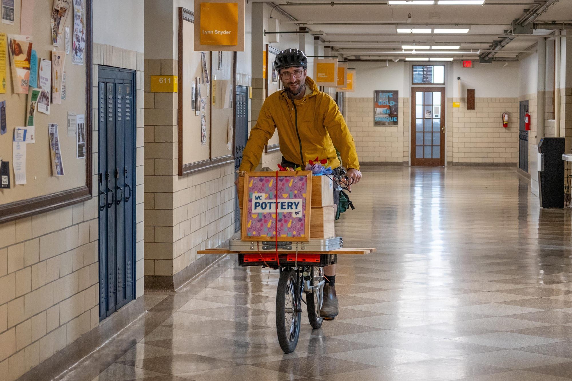Spinning with Erik: Pottery Wheels and Bicycle Wheels